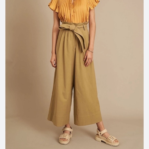 Christy Lynn The Jinco Pant Wide Leg Khaki Size 4 - Picture 1 of 7